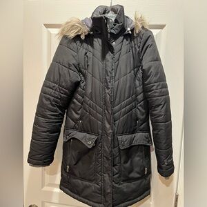 Free Country Black Winter Jacket - Size Small